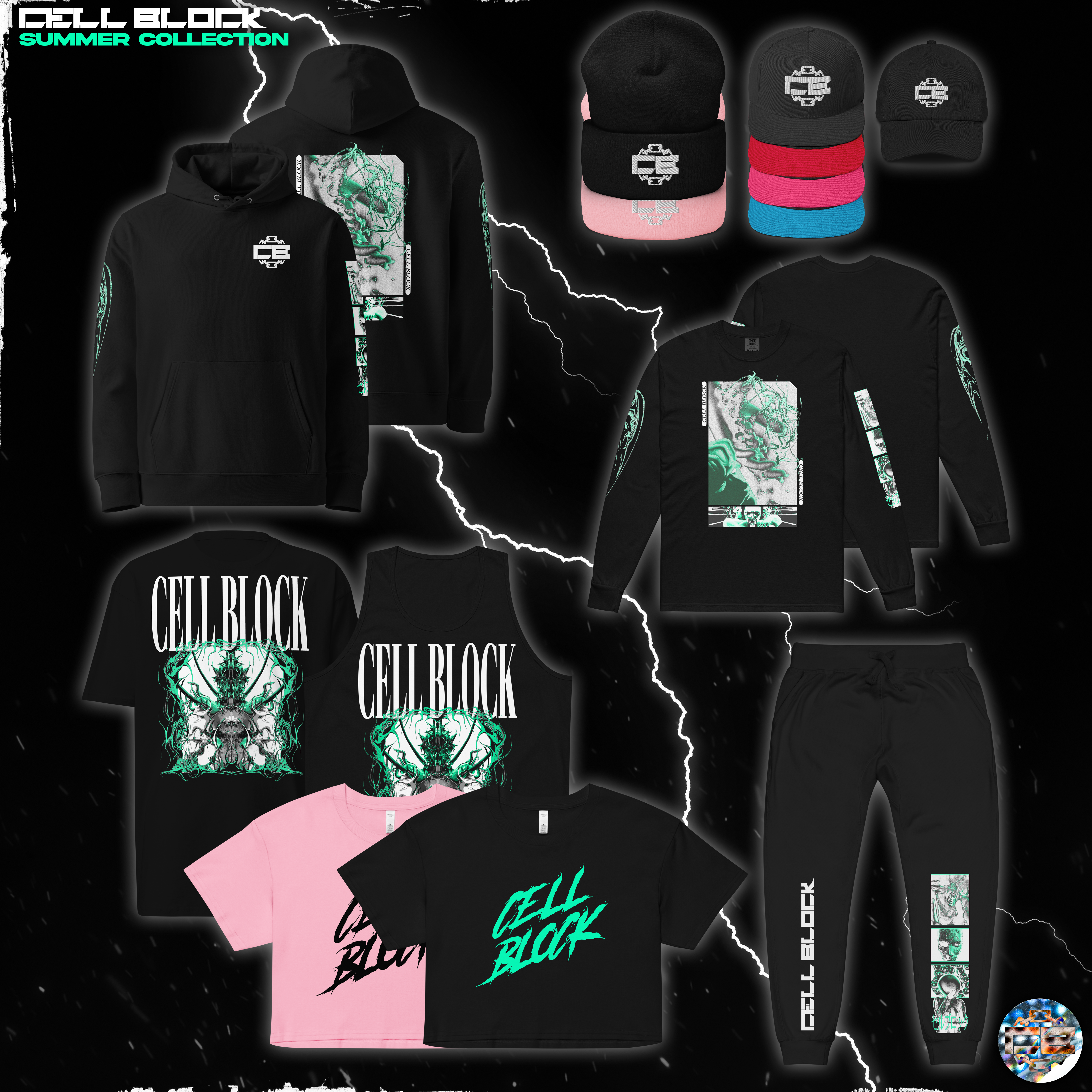 CELL BLOCK MERCHANDISE LAYOUT